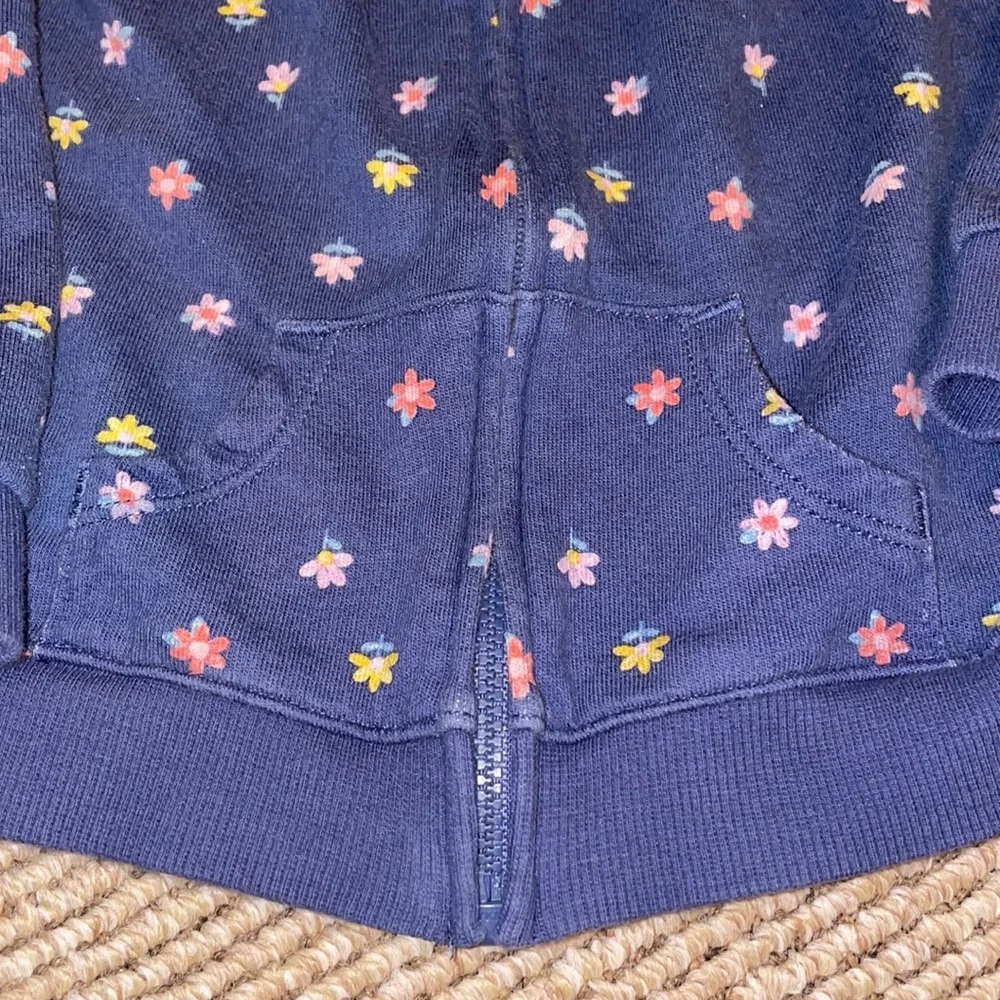 Carter’s 18 month full zip floral hoodie
